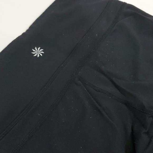 ATHLETA Black Cropped Activewear Leggings - Picture 6 of 7